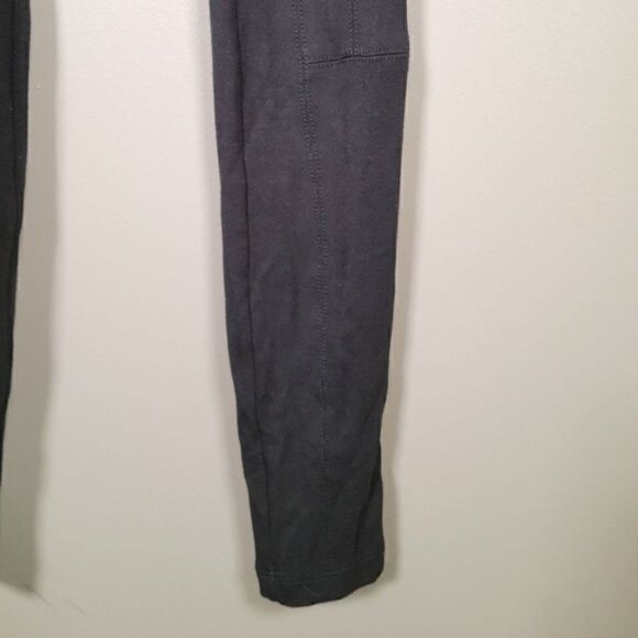 Theory Black Seamed Leggings Sz P - Picture 5 of 9